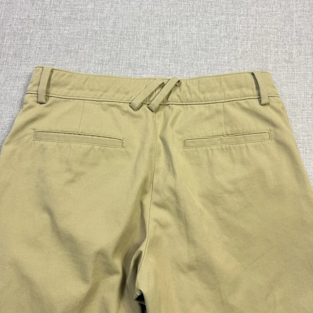 Burberry Uniform Chino Pants Mens 48x28 Beige Wide-Leg Canvas Pockets Flat Front